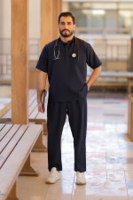 ⁦High neck male scrub⁩ - الصورة ⁦5⁩